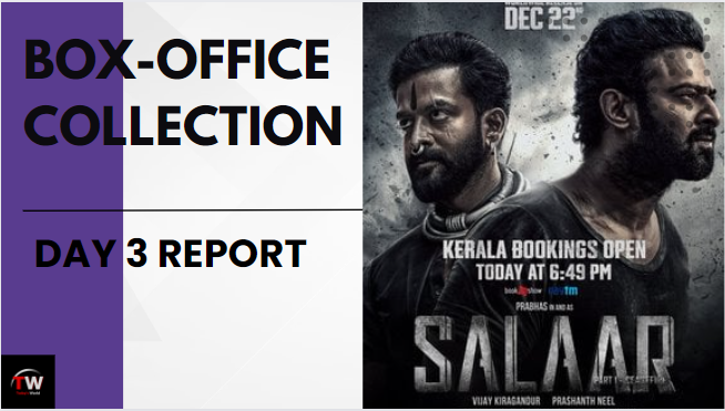 Salaar Day 3 Box office collection